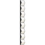 Zig Zag Wall Sconce - Nightshade Black / White Linen