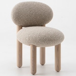 Flock Wooden Leg Chair - Natural Ash / Zero 012
