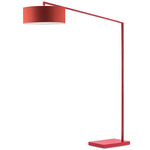 Stretch Arc Floor Lamp - Red / Red / Red