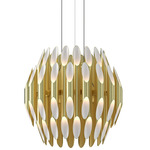 Chimes Chandelier - Satin Brass