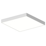 PI Square Ceiling Light - Satin White / White