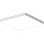 PI Square Ceiling Light - Satin White / White