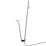 Pois Outdoor Floor Lamp 12V - Matte Black / White