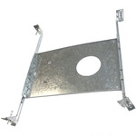 3.5IN New Construction Mounting Plate - Galvanized Steel