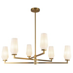 Krysta Chandelier - Brushed Gold / Opal