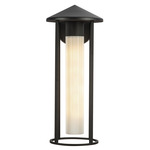 Tenko Outdoor Wall Light - Black / Glossy Opal