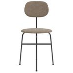 Afteroom Plus Upholstered Dining Chair - Black / Beige Boucle