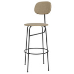 Afteroom Plus Upholstered Counter / Bar Chair - Black / Beige Boucle