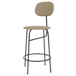 Afteroom Plus Upholstered Counter / Bar Chair - Black / Beige Boucle