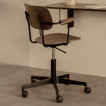 Co Office Chair - Black / Dark Oak