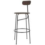Afteroom Bar / Counter Chair - Dark Stained Oak / Black