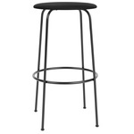 Afteroom Upholstered Counter / Bar Stool - Black / Sierra Black Leather