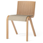 Ready Upholstered Dining Chair - Natural Oak / Beige Boucle