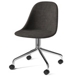 Harbour Swivel Side Chair with Casters - Polished Aluminum / Canvas 154
