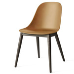 Harbour Wooden Base Side Chair - Black Oak / Khaki