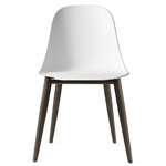 Harbour Wooden Base Side Chair - Black Oak / White