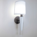Grasse Wall Sconce - Antiqued Boyd Brass / White