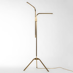 Branch Floor Lamp - Antiqued Boyd Brass