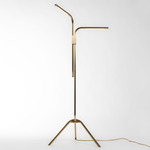 Branch Floor Lamp - Antiqued Boyd Brass