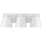 Alden Bathroom Vanity Light - Matte White / White