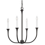 Decklan Chandelier - Black / White