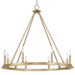 Pearson Chandelier - Aged Brass