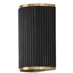 Donovan Wall Sconce - Matte Brass / Black Stain