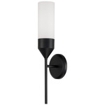 Devon Wall Sconce - Matte Black / Soft White