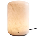 Capsule Table Lamp - Aged Brass / Alabaster