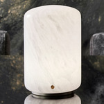 Capsule Table Lamp - Aged Brass / Alabaster