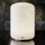 Capsule Table Lamp - Aged Brass / Alabaster