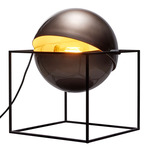 El Cubo Table Lamp - Black / Smoke Metallic