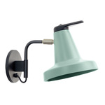 Garcon Wall Sconce - Black / Mint Green