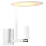 Kelly Wall Lamp - White / Nickel