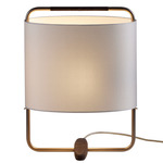 Margot Table Lamp - Matte Black Nickel / Silver