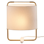 Margot Table Lamp - Matte Gold / Gold Beige