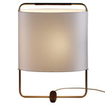 Margot Table Lamp - Matte Black Nickel / Silver