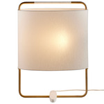 Margot Table Lamp - Matte Gold / Gold Beige