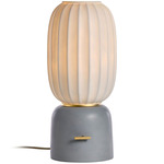 Mei Table Lamp - Grey / Gold