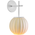 Mei Wall Sconce - White / White