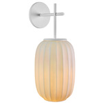 Mei Wall Sconce - White / White