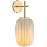 Mei Wall Sconce - Gold / White