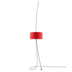 Totora Floor Lamp - Black / Red