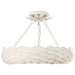 Broche Ring Convertible Ceiling Light - Matte White