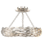 Broche Ring Convertible Ceiling Light - Antique Silver