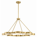 Orson Pendant - Modern Gold / White