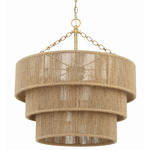 Shyla Chandelier - Gold / Natural