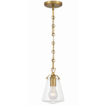 Voss Pendant - Luxe Gold / Clear