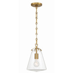 Voss Pendant - Luxe Gold / Clear