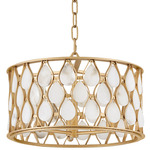 Estie Convertible Ceiling Light - Gold / Alabaster